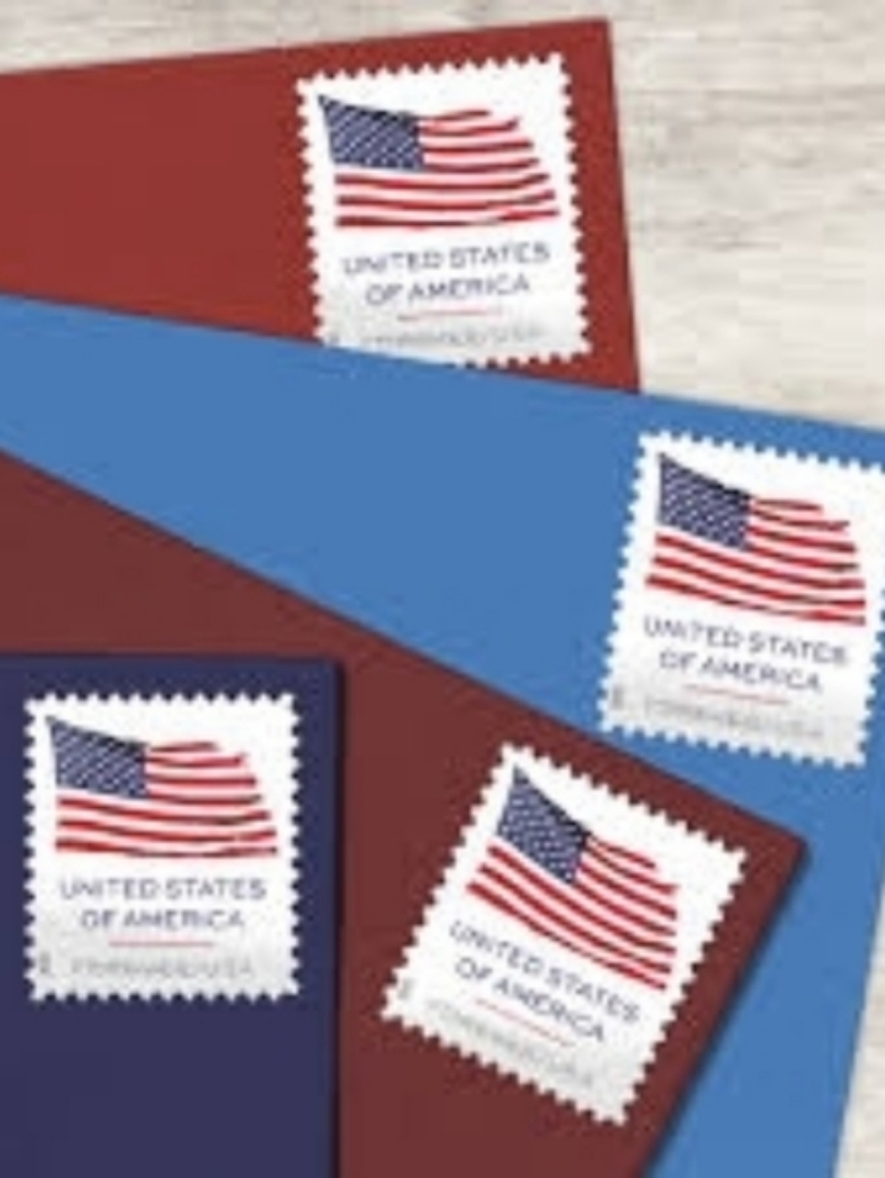 Forever Stamps Roll Of 6000 First Class USPS Stamp 2025 Flag Postage